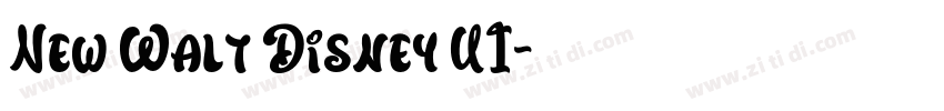 New Walt Disney UI字体转换